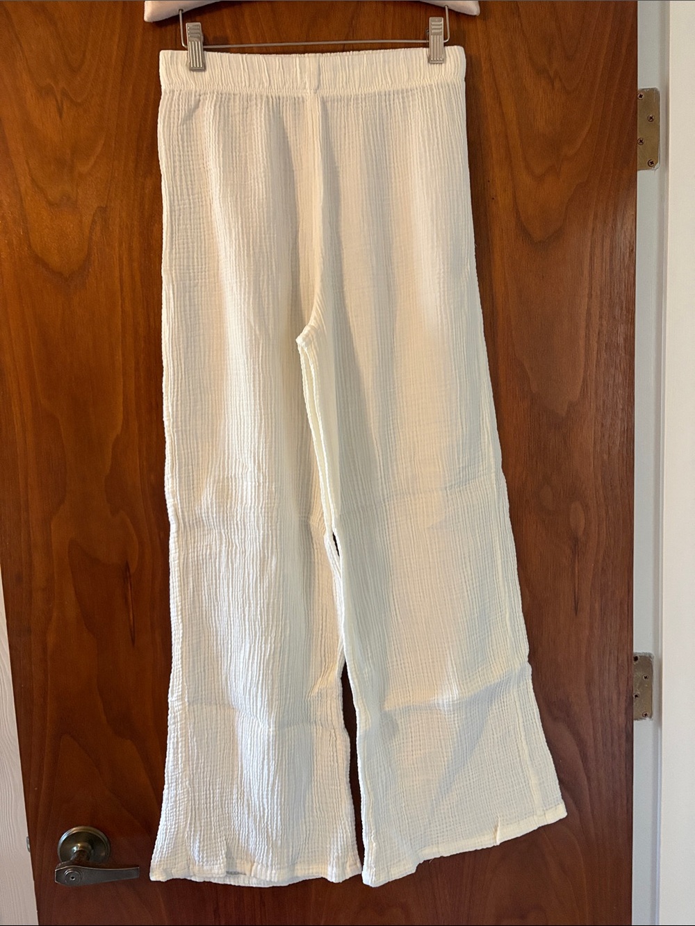 Joe Fresh Cream Gauze Wide-Leg Women’s PJ Pants